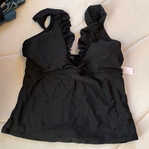 Old navy v-neck tankini swim top